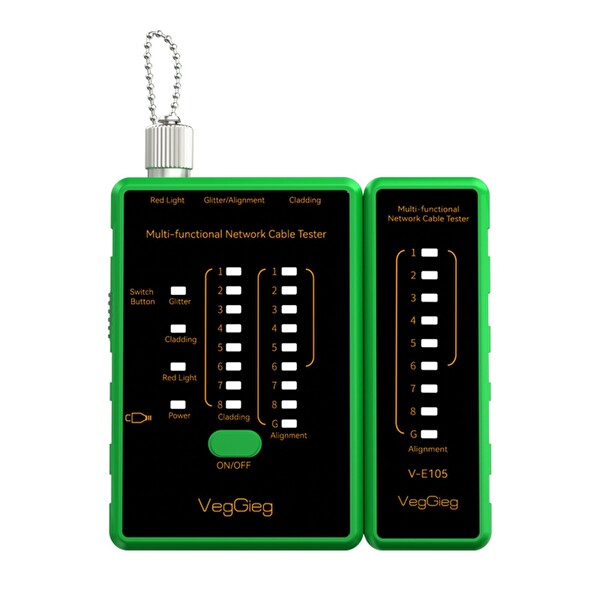 VegGieg Multi Fonksiyonel Fiber Optik RJ45 RJ11 BNC Network Ethernet Ağ Kablo Test Cihazı Tracker