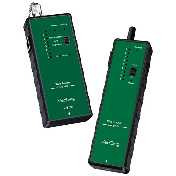 VegGieg V-E109 Çok Fonksiyonlu Poe Destekli Fiber Optik Ağ Test Cihazı