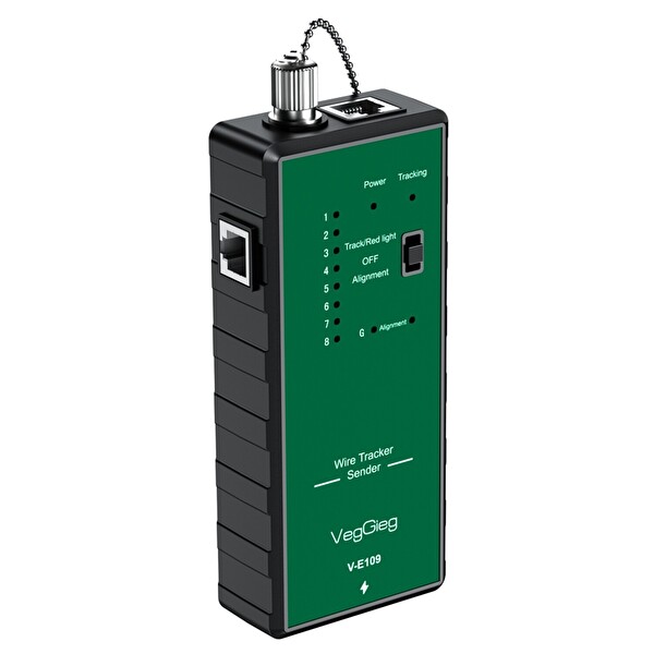 VegGieg V-E109 Çok Fonksiyonlu Poe Destekli Fiber Optik Ağ Test Cihazı