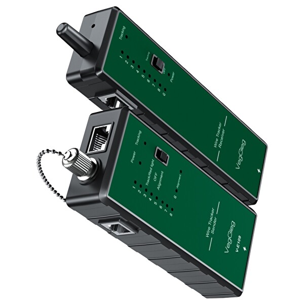 VegGieg V-E109 Çok Fonksiyonlu Poe Destekli Fiber Optik Ağ Test Cihazı