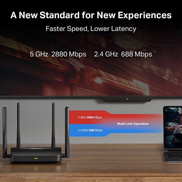 Mercusys MR25BE BE3600 Dual Band Wi-Fi 7 Router