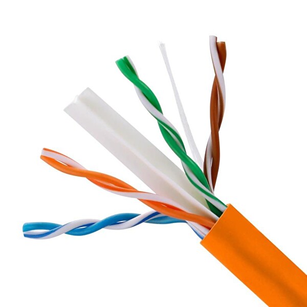 Onli 305 MT 23AWG UTP CAT6 Network Kablosu Turuncu Yerli Üretim