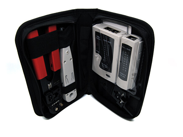 Beek Ağ Test Seti 1X LSA Çakma Aleti 1X Modüler Crimp Aleti 8P8C 1X kablo Test Cihazı RJ11-12-45 Network Aksesuarları