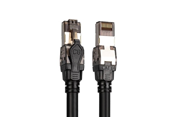 Digitus CAT 8.1 S/FTP 40 GBPS / 2000 MHz Ultra Hızlı Ethernet Kablo - 1 M