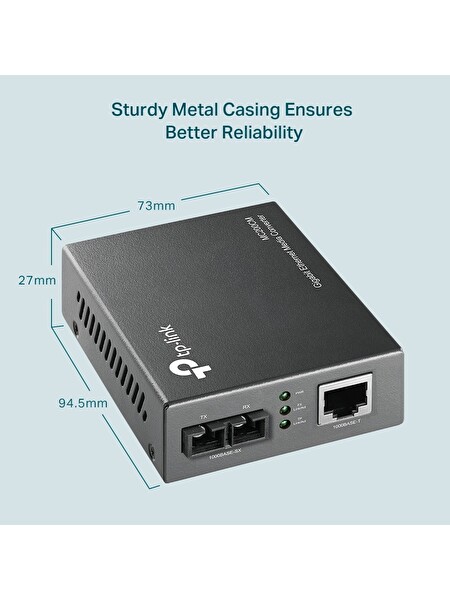 Tp-Link MC200CM Gigabit Ethernet Medya Dönüştürücü
