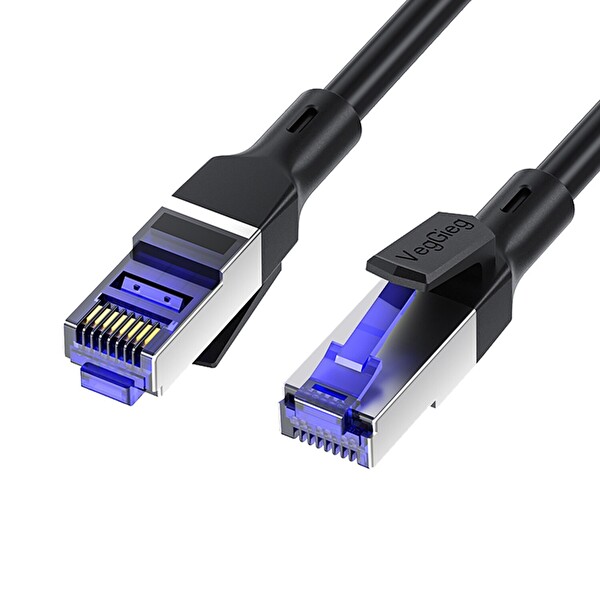 VegGieg Cat7 10Gbps Gigabit 600Mhz FTP RJ45 Ethernet Kablosu 1.5 M