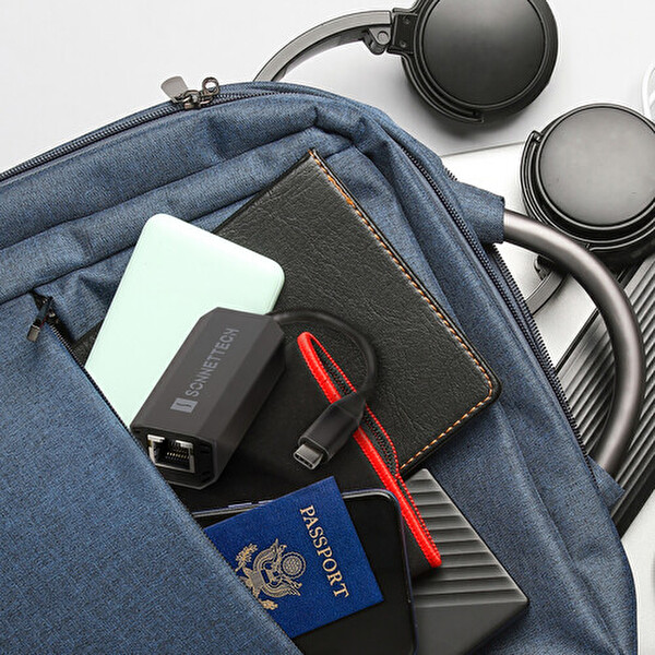 Sonnettech Solo5G USB-C to 5 Gigabit Ethernet Adapter