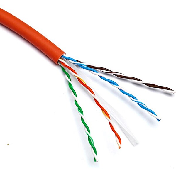Dahua Cat6 Beyaz UTP Saf Bakır 305 M Turuncu