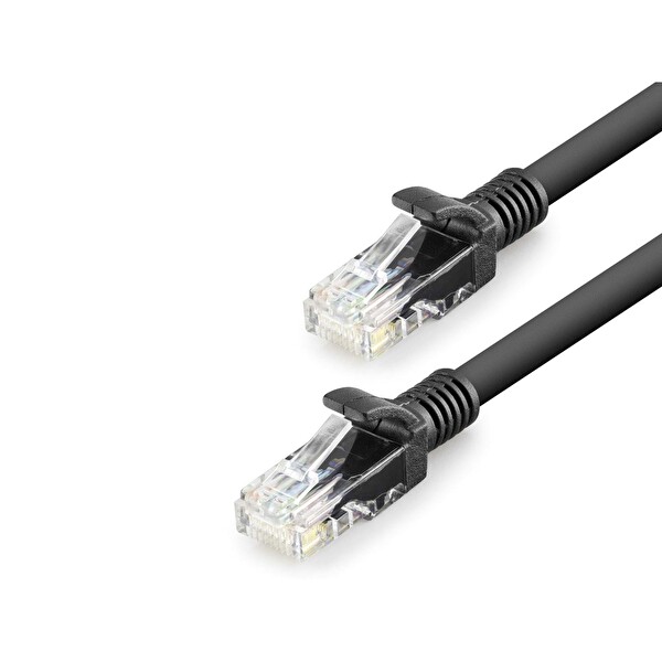 Evimdeyokyok HDX5075 CAT6 1 Gbps 250 Mhz Ethernet Patch Kablosu 20 M - Siyah