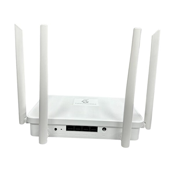 Novacom ND-WR1200E AC1200 Full Gigabit Dual Band Router Beyaz