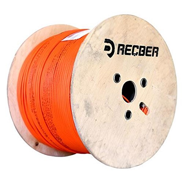Reçber Kablo SL400 Cat6 H.F U-UTP 23AWG Kablo Turuncu