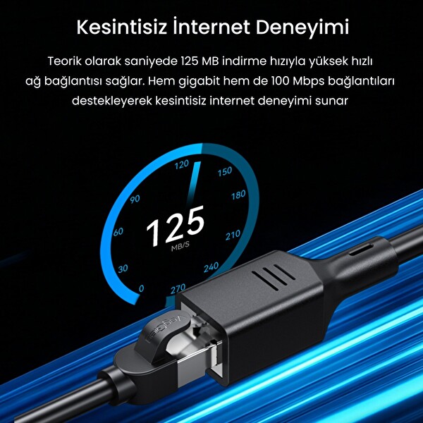 VegGieg Cat6 1000Mbps Gigabit FTP RJ45 Ethernet Ağ Uzatma Kablosu 50CM