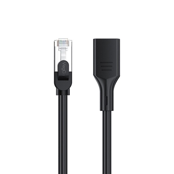 VegGieg Cat6 1000Mbps Gigabit FTP RJ45 Ethernet Ağ Uzatma Kablosu 3 Metre