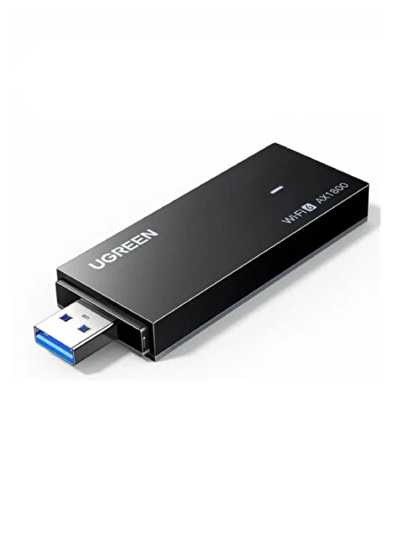 Ugreen 65225 CM499 AX1800 5GHz 1201Mbps -2.4GHz 574Mbps Dual Band 1800Mbps USB 3.0 Wi-Fi 6 Adaptör