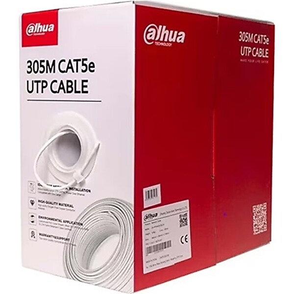 Dahua PFM922I-6UN-C 305 Metre U/UTP 23AWG CCA CAT6 Gri Kablo