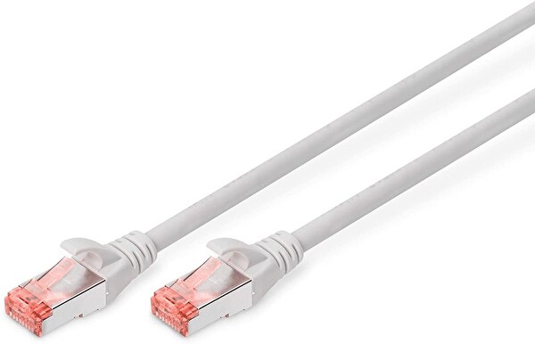 Digitus Zırhlı Cat6 Gri 0.5M Patch Kablo