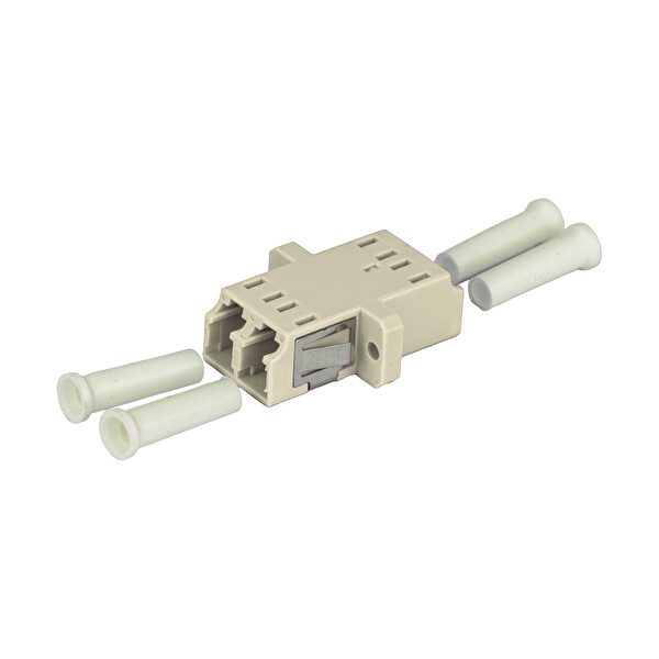 Alfafonet LC/PC Dubleks Multimode OM2 Fiber Optik Adaptör 1 Paket - 25 Adet