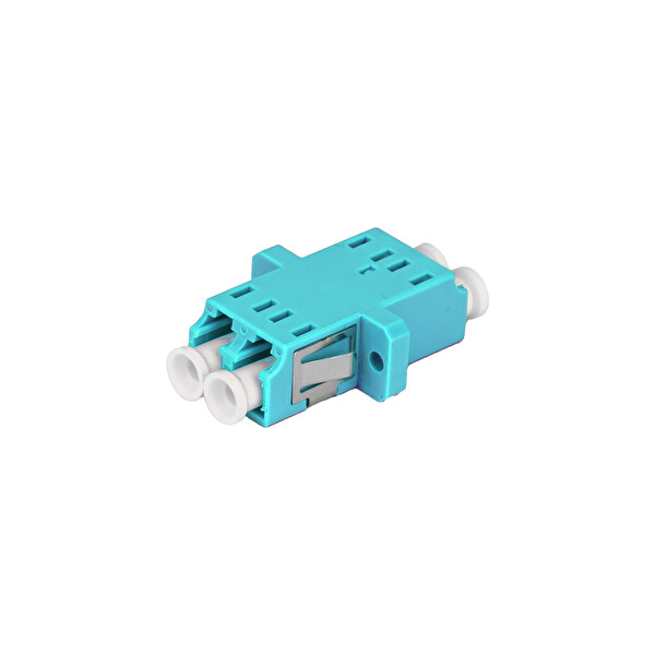 Alfafonet LC/PC Dubleks Multimode OM3 Fiber Optik Adaptör 1 Paket - 25 Adet