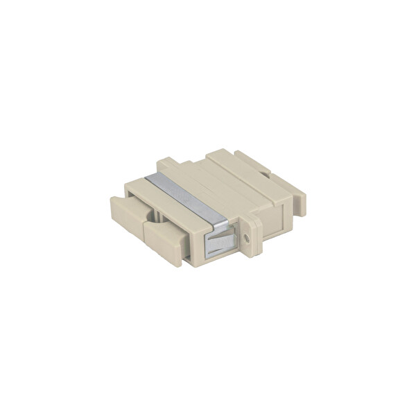 Alfafonet SC/PC Dubleks Multimode OM2 Fiber Optik Adaptör 1 Paket - 25 Adet