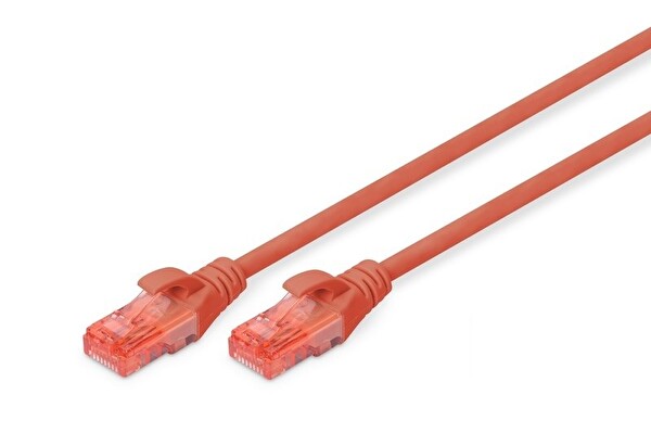 Digitus DK-1617-005 R 0.5m Cat 6 Patch AWG 26 Kırmızı Kablo