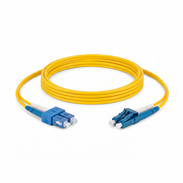 Alfafonet SC/UPC-LC/UPC Singlemode Dupleks 2 Metre Fiber Patch Cord
