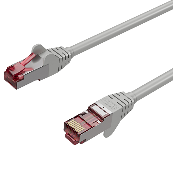 Irenis 6 Adet 15CM IRENIS CAT 6A S/FTP Ethernet Data Center Kablosu Gri