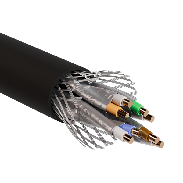 Irenis 10 M CAT 7 S-FTP PUR Endüstriyel Dış Ortam Ethernet Kablosu