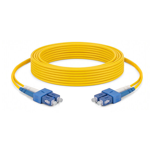 Alfafonet SC/UPC-SC/UPC Singlemode Dupleks 5 Metre Fiber Patch Cord