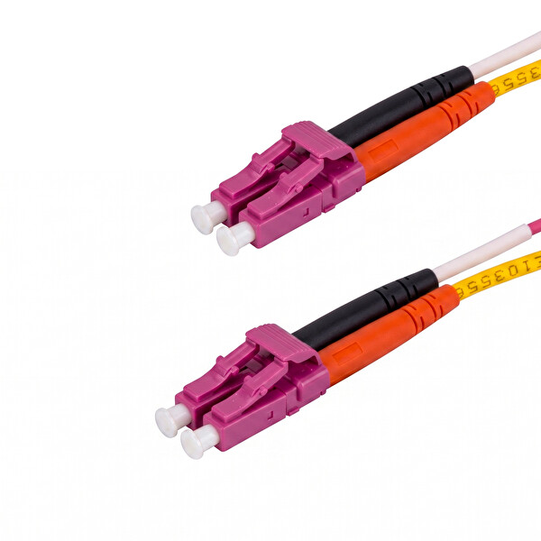 Alfafonet LC/PC-LC/PC Multimode OM4 Dupleks 3 Metre Fiber Patch Cord
