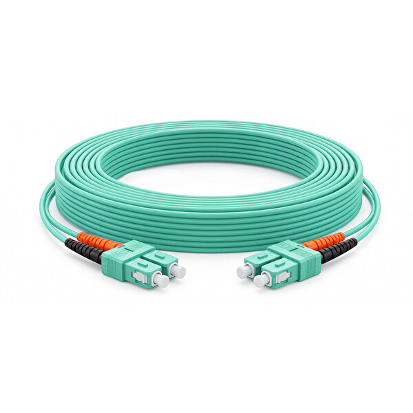 Alfafonet SC/PC-SC/PC Multimode OM3 Dupleks 3 Metre Fiber Patch Cord