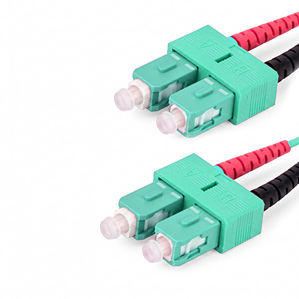 Alfafonet SC/PC-SC/PC Multimode OM3 Dupleks 3 Metre Fiber Patch Cord