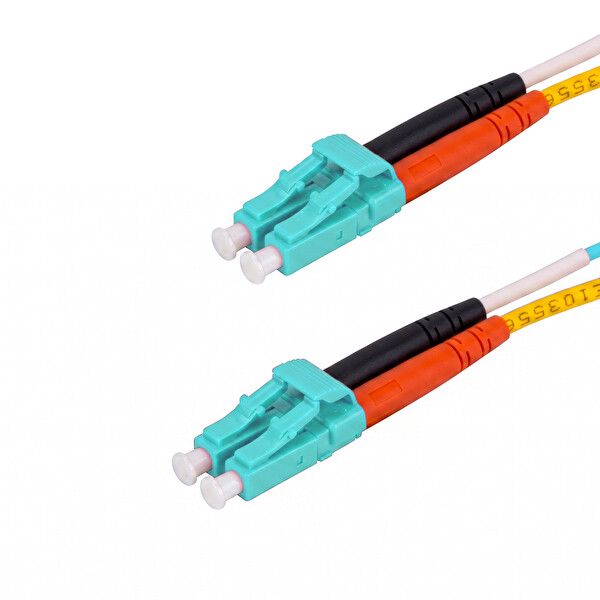 Alfafonet LC/PC-LC/PC Multimode OM3 Dupleks 3 Metre Fiber Patch Cord