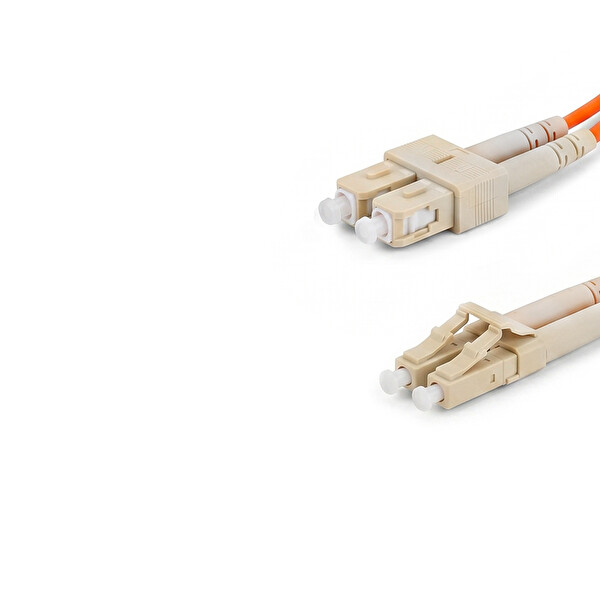 Alfafonet SC/PC-LC/PC Multimode OM2 Dupleks 3 Metre Fiber Patch Cord