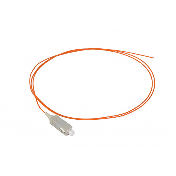 Alfafonet SC/PC Multimode Tight Buffer OM1 1 Metre Fiber Optik Pigtail 1 Paket - 10 Adet