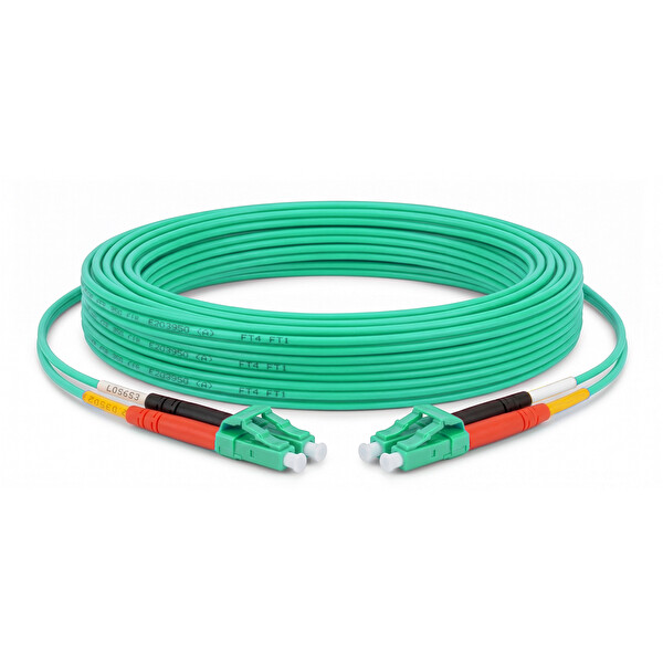 Alfafonet LC/PC-LC/PC Multimode OM3 Dupleks 10 Metre Fiber Patch Cord