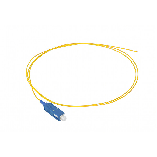 Alfafonet SC/UPC Singlemode Tight Buffer 1 Metre Fiber Optik Pigtail 1 Paket - 10 Adet
