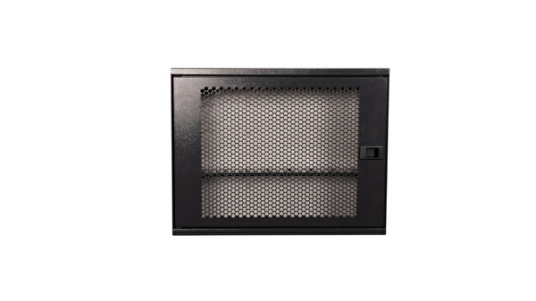 Alfafonet WiFi Box 450 Serisi 450x120x350 MM Antrasit Gri Perfore Metal Kapak Montajlı Duvar Tipi Modem ve WiFi Kutusu