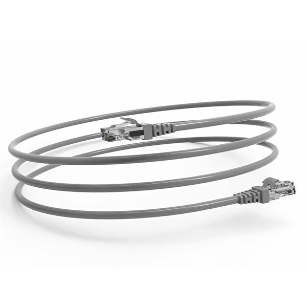 Inca ICAT6-01TG 1 M 24AWG Cat6 UTP Patch Kablo Gri