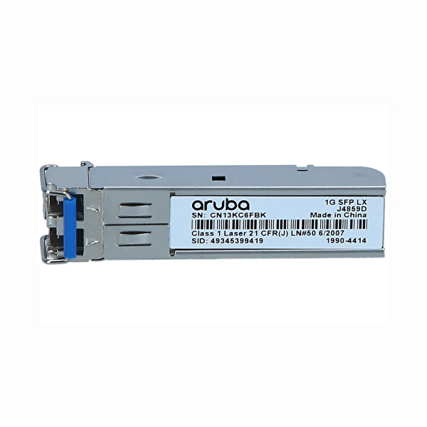 Hp-E Aruba 1G SFP LC LX 10km SMF XCVR J4859D
