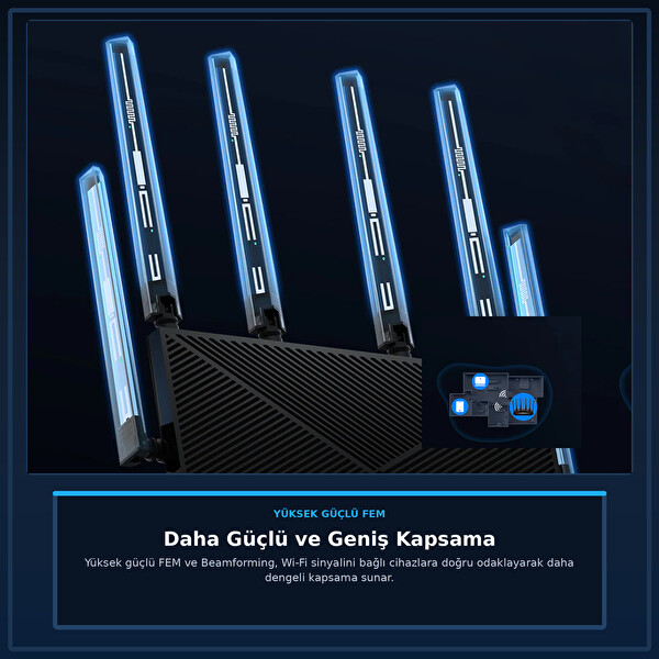 Cudy WR11000 BE11000 Üç Bant Mesh Wi-Fi 7 Router 6 GHz 4x2.5G Portlu MLO 320MHz Qualcomm A53 İşlemci