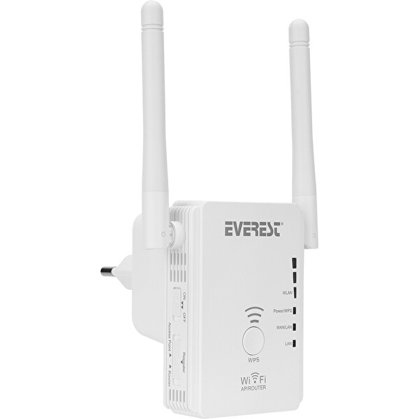 Everest EWR-N501 300Mbps 2.4GHz 1xWAN-1xLAN-WPS Router-AP-Repeater Wifi Menzil Genişletici