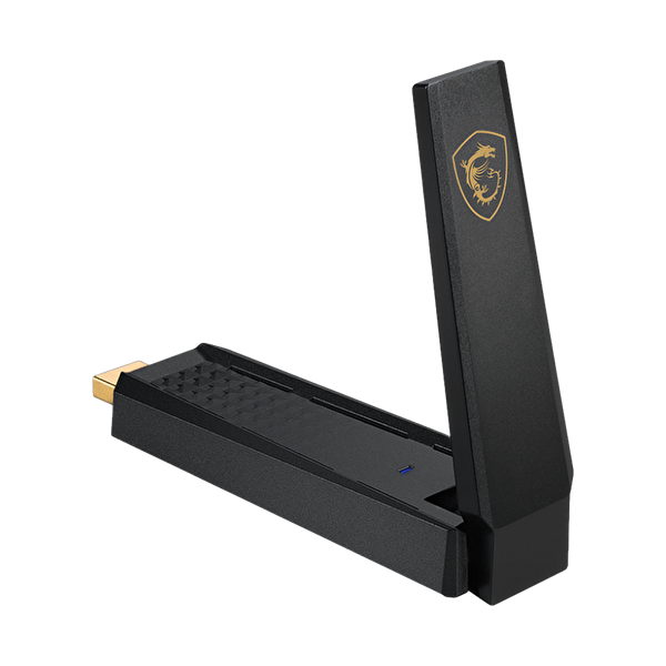 MSI AXE5400 5400 Mbps 2.4GHz/5GHz/6GHz WiFi 6E USB Adaptör