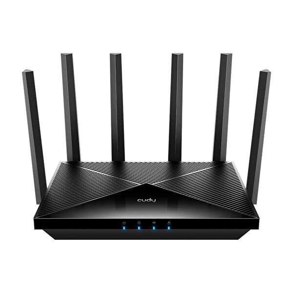 Cudy WR6500 BE6500 Dual-Band Wi-Fi 7 Router Gigabit Portlu MLO 4K QAM Broadcom OFDMA Destekli Ev İçi