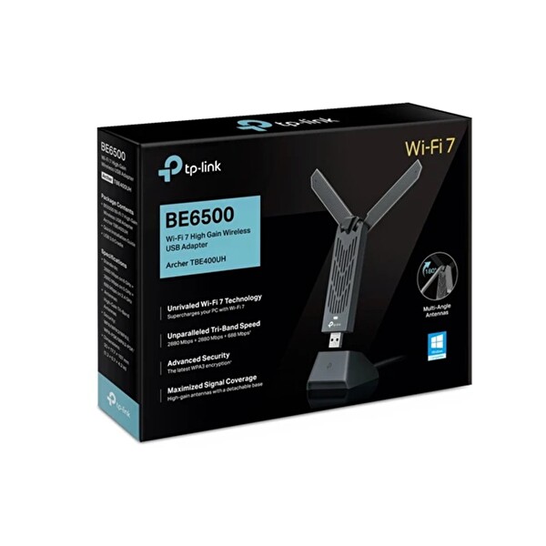 TP-Link Archer TBE400UH 2882 MBPS WiFi7 Kablosuz USB Adaptör