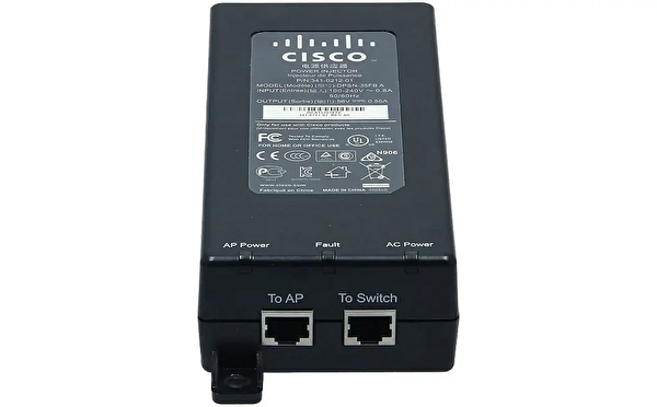 Cisco AIR-PWRINJ6 802.3AT Gigabit PoE Enjektör Güç Adaptörü