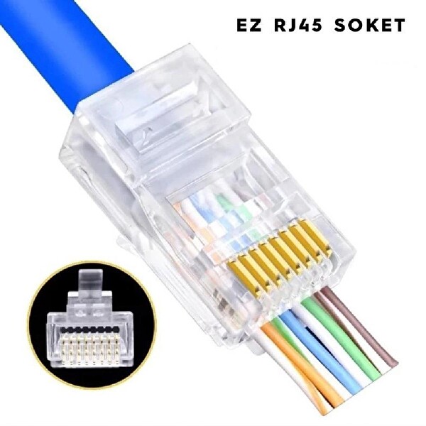Electroon HT0204 Yeni Nesil 4'ü 1 Arada Network Kablolama ve Test Seti