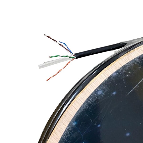 Rose RDC-57 305 M 23 AWG Outdoor Dış Ortam CAT6 Kablo 0.57 MM Siyah