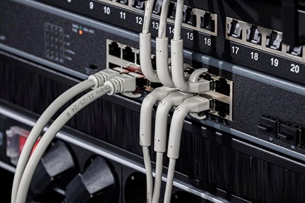 Cat 6A F-FTP Bükülebilir Patch Kablo 0.30 Metre Gri AWG 32/7