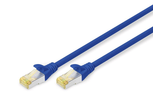 Digitus CAT 6A S-FTP Bakır Ağ Bağlantı Kablosu 5 Metre Mavi LSZH AWG 26/7