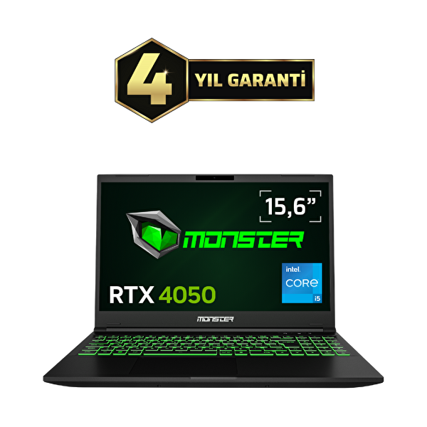 Monster Abra A5 V20.4.6 Intel Core i5 12450H 15.6